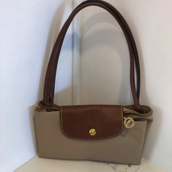 Longchamp Lepilage Tan Canvas Tote - Picture 3 of 8